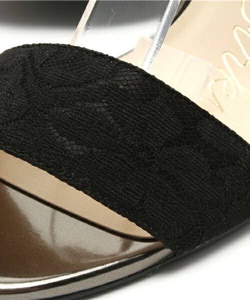 Bridget Birkin(ブリジットバーキン)の「花柄生地ヒールサンダル (542001)(サンダル・レディース・ホワイト/ブラック/イエロー/オレンジ・22.5/23/23.5/24/24.5/22)」の12枚目の写真