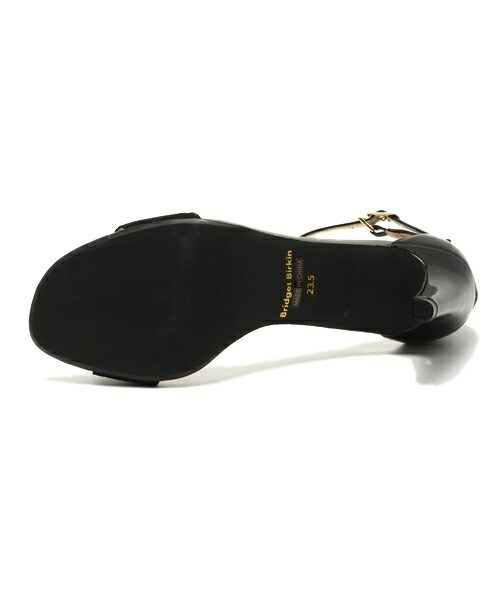 Bridget Birkin(ブリジットバーキン)の「花柄生地ヒールサンダル (542001)(サンダル・レディース・ホワイト/ブラック/イエロー/オレンジ・22.5/23/23.5/24/24.5/22)」の6枚目の写真