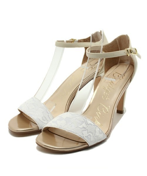 Bridget Birkin(ブリジットバーキン)の「花柄生地ヒールサンダル (542001)(サンダル・レディース・ホワイト/ブラック/イエロー/オレンジ・22.5/23/23.5/24/24.5/22)」の2枚目の写真