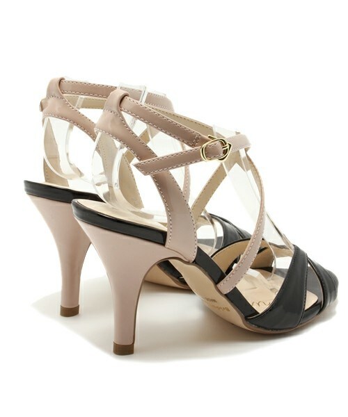 Bridget Birkin（ブリジットバーキン）の「カラーコンビストラップサンダル　（542004）（サンダル・レディース・ブラック/ベージュ/オレンジ・22.5/23/23.5/24/24.5/22）」の6枚目の写真