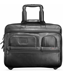 TUMI トゥミ ALPHA 2 BUSINESS TUMI（トゥミ）の「Tumi Alpha 2 Deluxe Leather Rolling Laptop