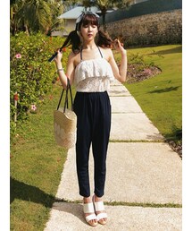 DHOLIC | ティアードベアトップオールインワン(つなぎ/オールインワン)