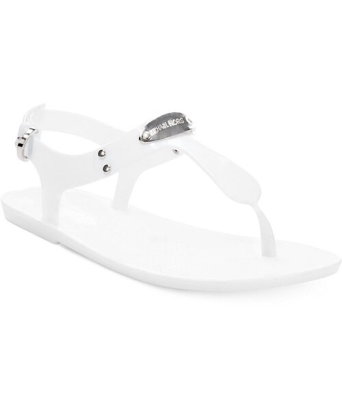 MICHAEL KORS(マイケルコース)の「MICHAEL Michael Kors Plate Jelly Sandals(サンダル・レディース・Black/Optic White/Bronze/Aquamarine・10M/9M/8M/7M/6M/5M/11M)」の6枚目の写真
