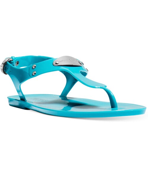 MICHAEL KORS(マイケルコース)の「MICHAEL Michael Kors Plate Jelly Sandals(サンダル・レディース・Black/Optic White/Bronze/Aquamarine・10M/9M/8M/7M/6M/5M/11M)」の3枚目の写真