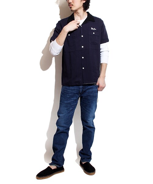 FREAK'S STORE（フリークスストア）の「レーヨンボーリンシャツ（その他・メンズ・ブラック/レンガ/グリーン/ネイビー・M/L）」の18枚目の写真