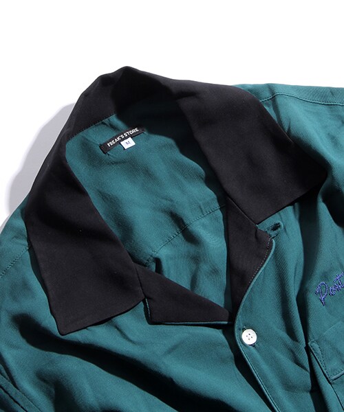 FREAK'S STORE（フリークスストア）の「レーヨンボーリンシャツ（その他・メンズ・ブラック/レンガ/グリーン/ネイビー・M/L）」の8枚目の写真