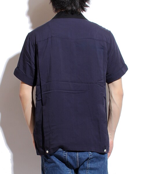 FREAK'S STORE（フリークスストア）の「レーヨンボーリンシャツ（その他・メンズ・ブラック/レンガ/グリーン/ネイビー・M/L）」の5枚目の写真