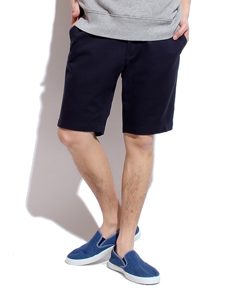 FREAK'S STORE（フリークスストア）の「ツイルニーハイショーツ（パンツ・メンズ・ホワイト/ブラック/ベージュ/グリーン/ブルー/ネイビー・S/M/L）」の6枚目の写真