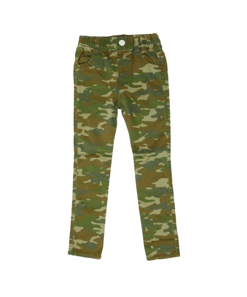 apres les cours（アプレレクール）の「スキニーパンツ（パンツ・キッズ・チャコール/迷彩柄/オレンジ・80/90/100/110/120/130/140）」の2枚目の写真