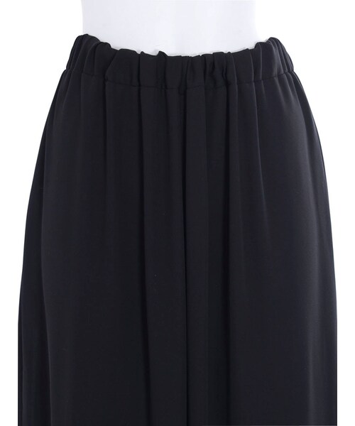 EVRIS（エヴリス）の「シースルーワイドパンツ（パンツ・レディース・ホワイト/ブラック）」の9枚目の写真