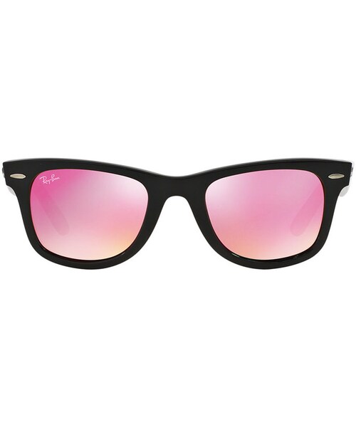 Ray-Ban（レイバン）の「Ray-Ban Sunglasses, RAY-BAN RB2140 50 ORIGINAL WAYFARER（サングラス・メンズ・BROWN LIGHT/GREY MIRROR/BLACK/GREY MIRROR/BLACK/GREEN MIRROR）」の3枚目の写真