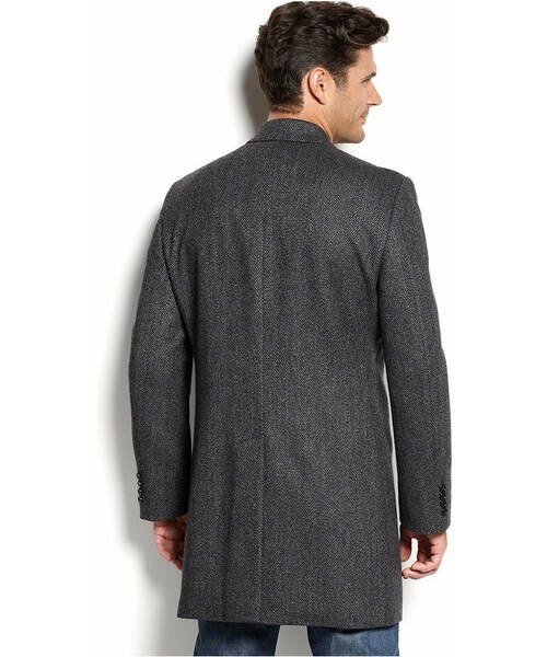 Cole New York Elan Herringbone WoolBlend