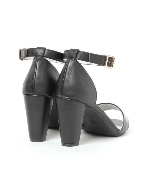 JEANASIS(ジーナシス)の「セパレートアンクルヒールサンダル(シューズ・レディース・パイソン(08)/ブラック(09)/ブラックドット(10)/キャメル(55)・M(23~23.5)/L(24~24.5))」の8枚目の写真