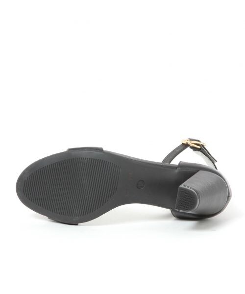 JEANASIS(ジーナシス)の「セパレートアンクルヒールサンダル(シューズ・レディース・パイソン(08)/ブラック(09)/ブラックドット(10)/キャメル(55)・M(23~23.5)/L(24~24.5))」の9枚目の写真