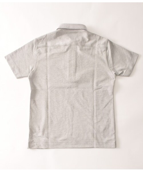 ADAM ET ROPE'（アダムエロペ）の「【Wild Life Tailor】ハチノスポロシャツ（Ｔシャツ/カットソー・メンズ・グレー/ホワイト/ダークブラウン/モスグリーン/ネイビー/サックス・S/M/L）」の14枚目の写真