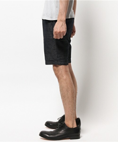 Johnbull Private labo（ジョンブルプライベートラボ）の「インディゴショーツ（その他パンツ・メンズ・インディゴブルー/ホワイト・SMALL/MEDIUM/LARGE）」の3枚目の写真