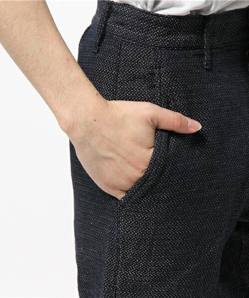 Johnbull Private labo（ジョンブルプライベートラボ）の「インディゴショーツ（その他パンツ・メンズ・インディゴブルー/ホワイト・SMALL/MEDIUM/LARGE）」の8枚目の写真