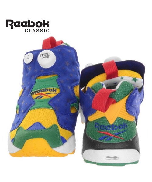 Reebok(リーボック)の「リーボック インスタポンプフューリー スニーカー REEBOK INSTA PUMP FURY レディース ブラジルカラー(スニーカー・レディース・その他)」の2枚目の写真