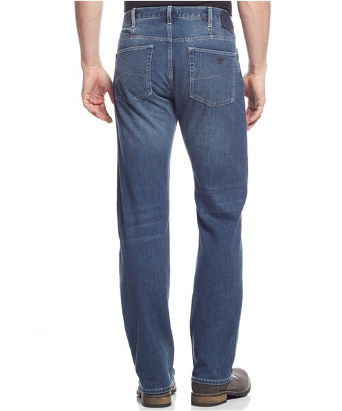 ARMANI JEANS（アルマーニジーンズ）の「Armani Jeans Mid Dark Wash Jeans（デニムパンツ・メンズ・Indigo・38/36/29/34/32/40/31/33/30）」の2枚目の写真