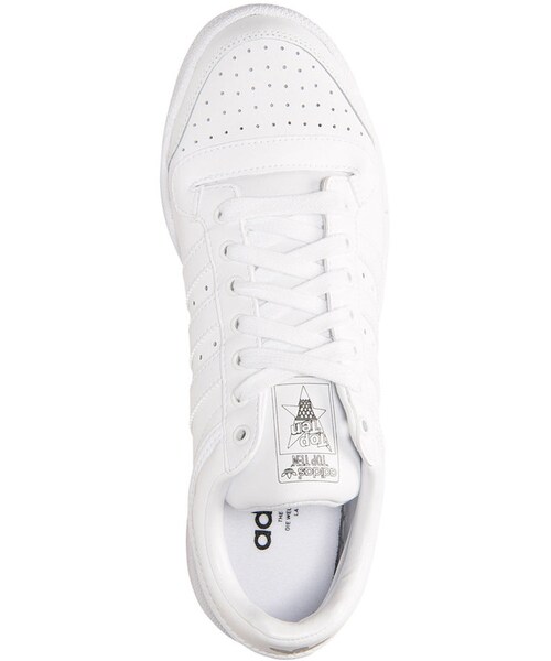 adidas（アディダス）の「adidas Men's Top Ten Lo Casual Sneakers from Finish Line（スニーカー・メンズ・WHITE/WHITE/WHITE・10.5/12/10/11.5/9.5/13/11/7.5/9/8.5/8）」の4枚目の写真