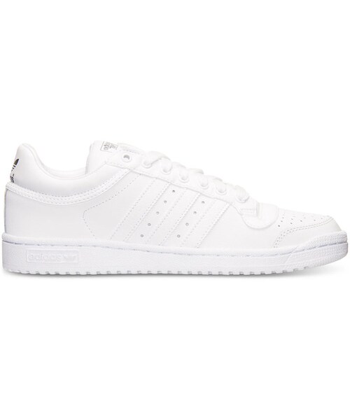 adidas（アディダス）の「adidas Men's Top Ten Lo Casual Sneakers from Finish Line（スニーカー・メンズ・WHITE/WHITE/WHITE・10.5/12/10/11.5/9.5/13/11/7.5/9/8.5/8）」の5枚目の写真
