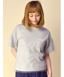 w closet | チュール重ねプルオーバー(トップス)