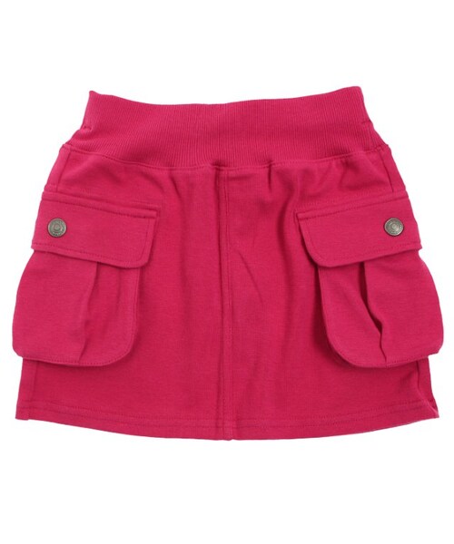 F.O.KIDS（エフオーキッズ）の「カットソーカーゴスカート（スカート・キッズ・ブルー/グレー/カーキ/ピンク/イエロー・90/100/110/120/130/140）」の4枚目の写真