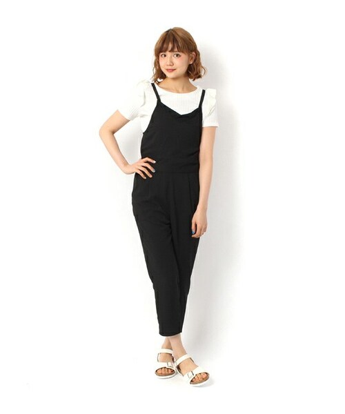 Pageboy ページボーイ の シンプルコンビネゾン オールインワン サロペット Wear