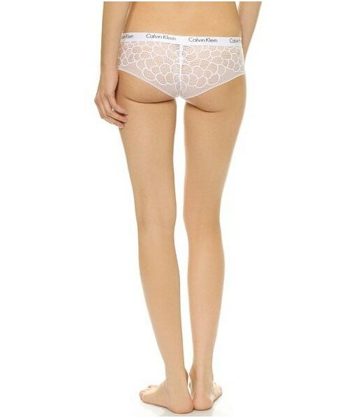 Calvin Klein Underwear（カルバンクラインアンダーウェア）の「Calvin Klein Underwear Cheeky Panties（ショーツ・レディース・Black/White・M/S/L）」の4枚目の写真