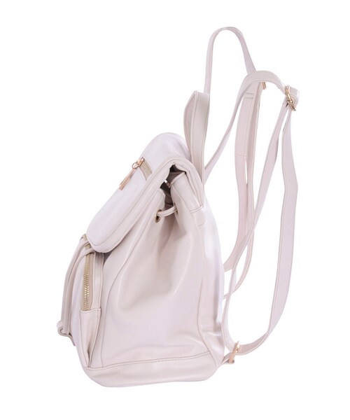 dazzlin(ダズリン)の「【goods】ポケットMINIリュック(バッグ・レディース・オフホワイト/ブラック/ブラウン)」の5枚目の写真