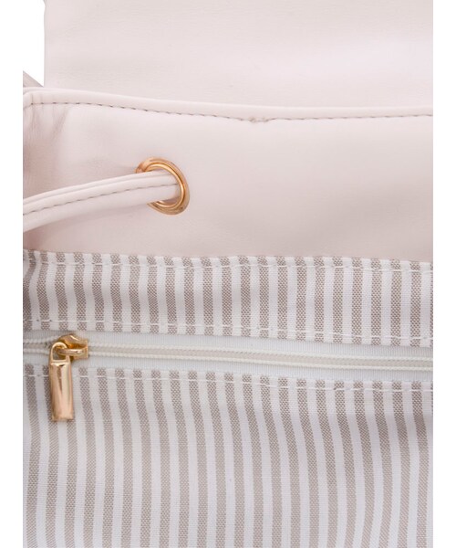 dazzlin(ダズリン)の「【goods】ポケットMINIリュック(バッグ・レディース・オフホワイト/ブラック/ブラウン)」の10枚目の写真