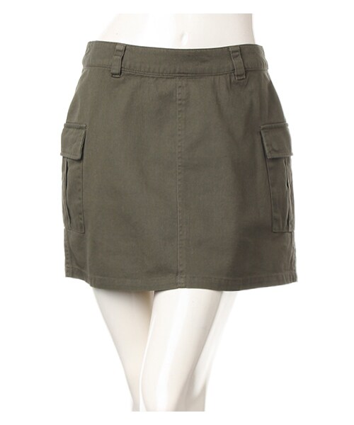 INGNI（イング）の「台形カーゴ／スカート（スカート・レディース・ｵﾌﾎﾜｲﾄ/ｸﾛ/ｶｰｷ・M）」の10枚目の写真