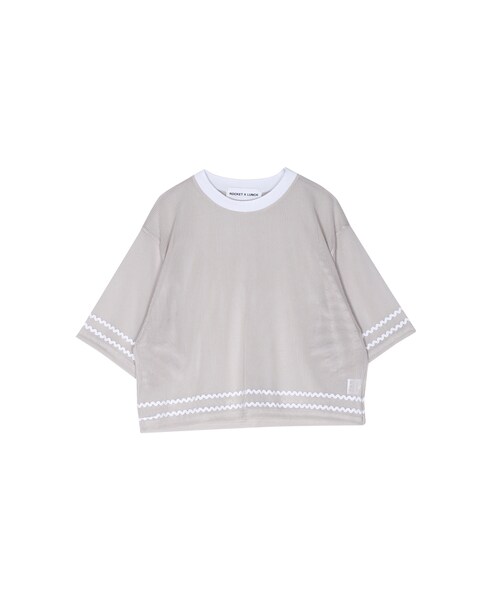ROCKET x LUNCH（ロケットアンドランチ）の「CLEAR T（トップス・レディース・WHITE/BEIGE/BLACK・FREE）」の2枚目の写真