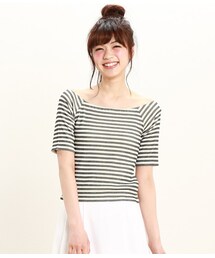 ROPE' PICNIC | ワッフボーダープルオーバー(トップス)