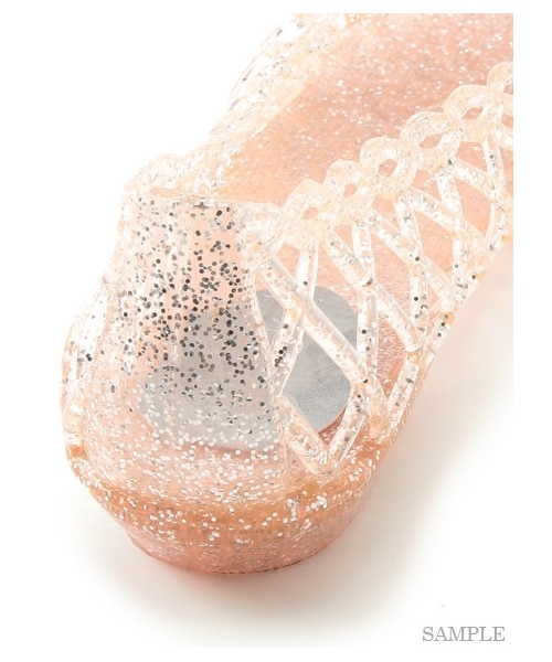 タイムセール新品❣️スナイデル ❣️ フリルサンダル　BLK❣️snidel ❣️(M) SNIDEL サンダル フリルスニーカーソールサンダル レディース