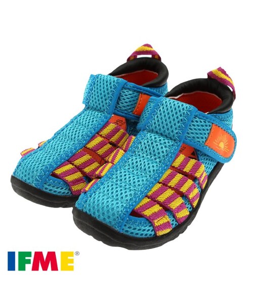 F.O.KIDS(エフオーキッズ)の「IFME サンダル(シューズ・キッズ・ブラック/ブルー/ピンク/イエロー・16/17/18/19/20/21)」の2枚目の写真