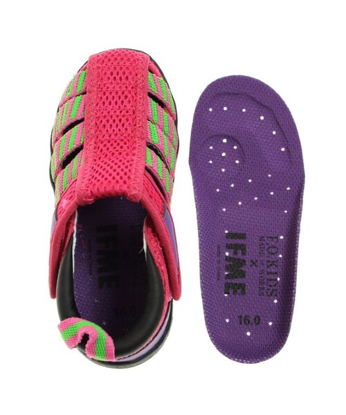 F.O.KIDS(エフオーキッズ)の「IFME サンダル(シューズ・キッズ・ブラック/ブルー/ピンク/イエロー・16/17/18/19/20/21)」の13枚目の写真