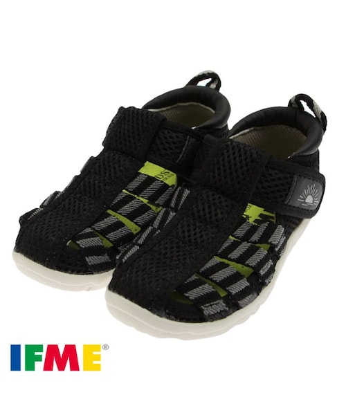 F.O.KIDS(エフオーキッズ)の「IFME サンダル(シューズ・キッズ・ブラック/ブルー/ピンク/イエロー・16/17/18/19/20/21)」の1枚目の写真