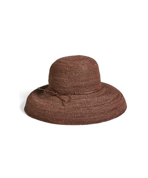 Helen Kaminski（ヘレンカミンスキー）の「Helen Kaminski 'Provence 12' Packable Raffia Hat（帽子・レディース・Cocoa）」の2枚目の写真