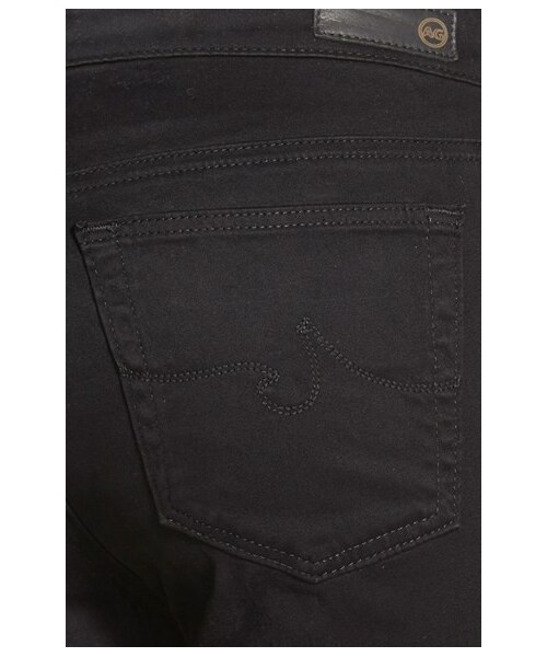 AG JEANS（エージージーンズ）の「AG 'Stilt' Cigarette Leg Crop Jeans (Super Black)（デニムパンツ・レディース・Super Black・32/24/25/26/27/28/29/30/31）」の3枚目の写真