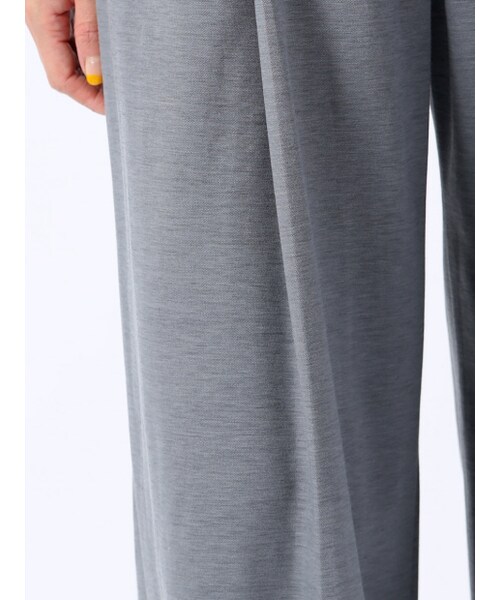 Abahouse Devinette（ドゥヴィネット）の「タックガウチョパンツ【GINGER2015年06月号P.127掲載】（パンツ・レディース・gray/black・1/2）」の9枚目の写真