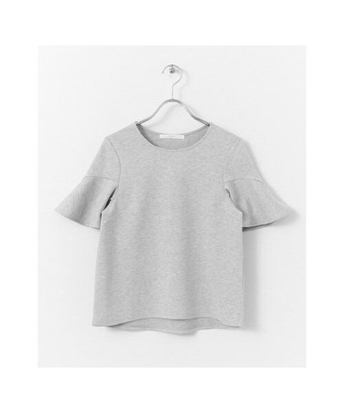 KBF（ケイビーエフ）の「袖フレアーTOPS（トップス・レディース・WHITE/L/BLUE/TOPGRAY・one）」の2枚目の写真