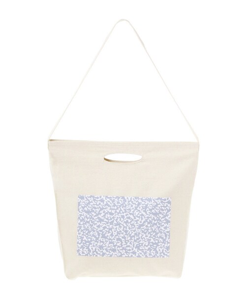 EMODA（エモダ）の「AA for EMODA プリントブルデニムウォーバンコットンストラップバッグ（バッグ・レディース・アイスブルー・F）」の2枚目の写真