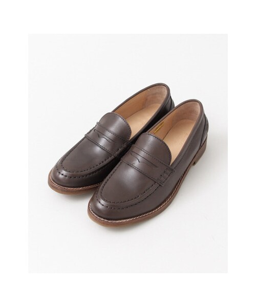 URBAN RESEARCH DOORS(アーバンリサーチドアーズ)の「レザーコインローファー(シューズ・レディース・BROWN/BLACK・36/37/38)」の1枚目の写真