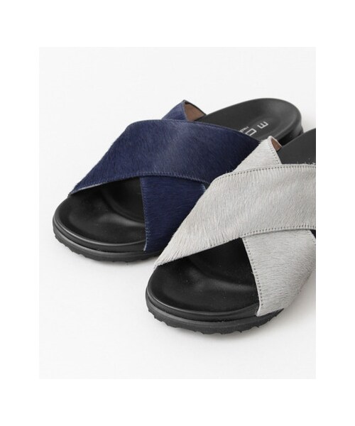 URBAN RESEARCH DOORS（アーバンリサーチドアーズ）の「mohi　ハラコクロス（シューズ・レディース・DERLA/GRAY/MARINO/NVY・36/37/38）」の11枚目の写真