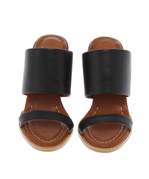 Ungrid（アングリッド）の「ワイドヒールサンダル（シューズ・レディース・オフホワイト/ブラック・S/M/L）」の5枚目の写真