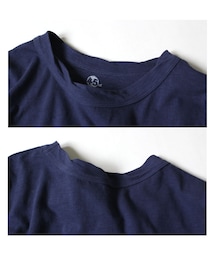 00s 45rpm& ロゴプリントＴシャツ F カーキ 45R（フォーティファイブアール）の「45RPMプリントTシャツ