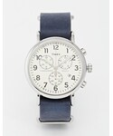 Timex | Timex Weekender Chronograph Military Strap Watch(牛仔褲)