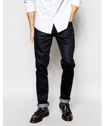 Nudie Jeans | Nudie Jeans Thin Finn Slim Fit Dry Navy Cristal Coated(デニムパンツ)