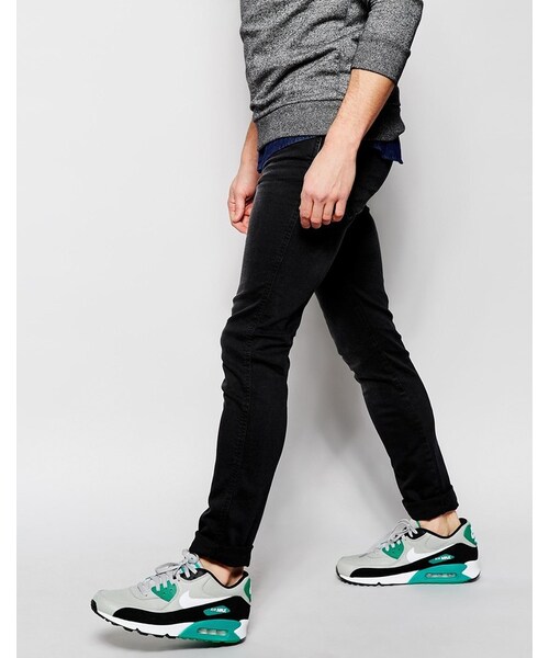 DR.DENIM（ドクターデニム）の「Dr Denim Snap Skinny Jeans in Black Used（デニムパンツ・メンズ・black・W30 L32-W30in (76cm)L32in (81cm)/W29 L34-W29in (73cm)L34in (86cm)/W33 L32-W33in (83cm)L32in (81cm)/W28 L34-W28in (71cm)L34in (86cm)/W32 L32-W32in (81cm)L32in (81cm)/W31 L32-W31in (78cm)L32in (81cm)/W36 L34-W36in (91cm)L34in (86cm)/W29 L32-W29in (73cm)L32in (81cm)/W28 L32-W28in (71cm)L32in (81cm)/W31 L34-W31in (78cm)L34in (86cm)）」の3枚目の写真